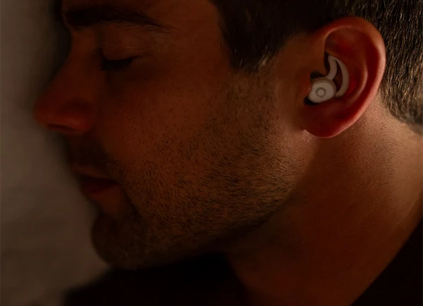 Wearing Ozlo Sleepbuds Lifestyle Image