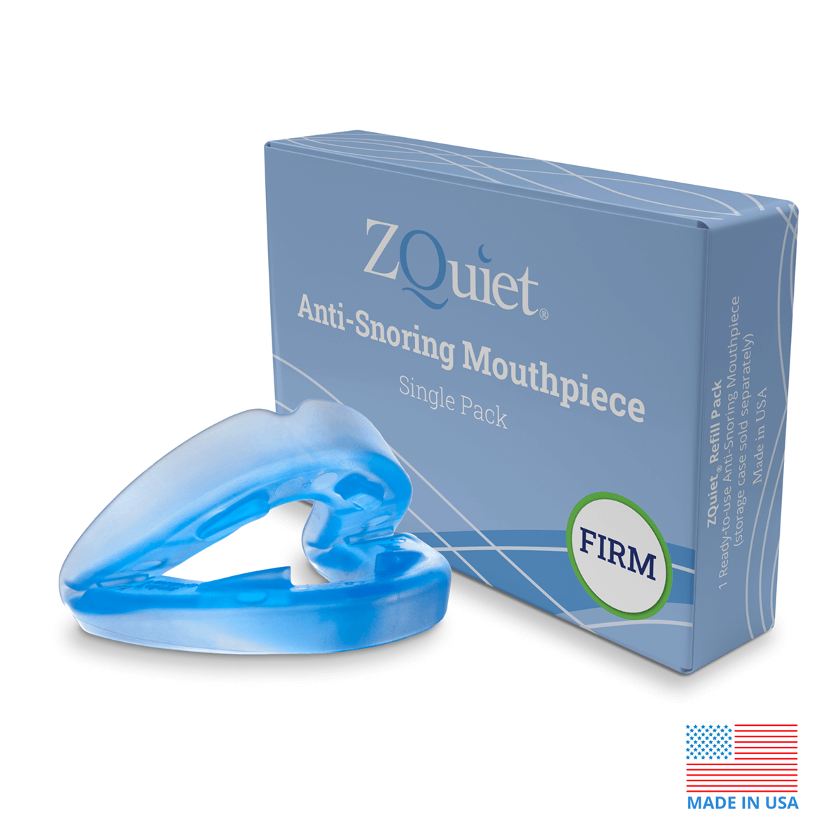 ZQuiet anti snoring mouthpiece firm single pack product image