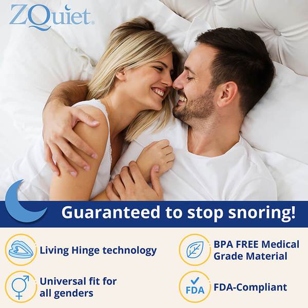 ZQuiet Anti-Snoring Mouthpiece 2-Size Starter Pack