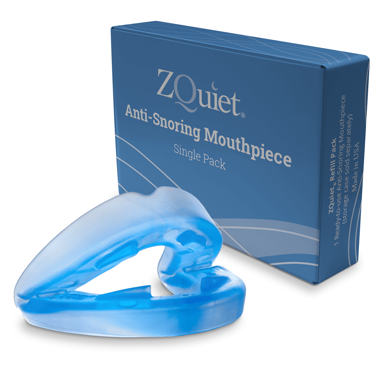 ZQuiet anti-snoring mouthpiece single pack product image
