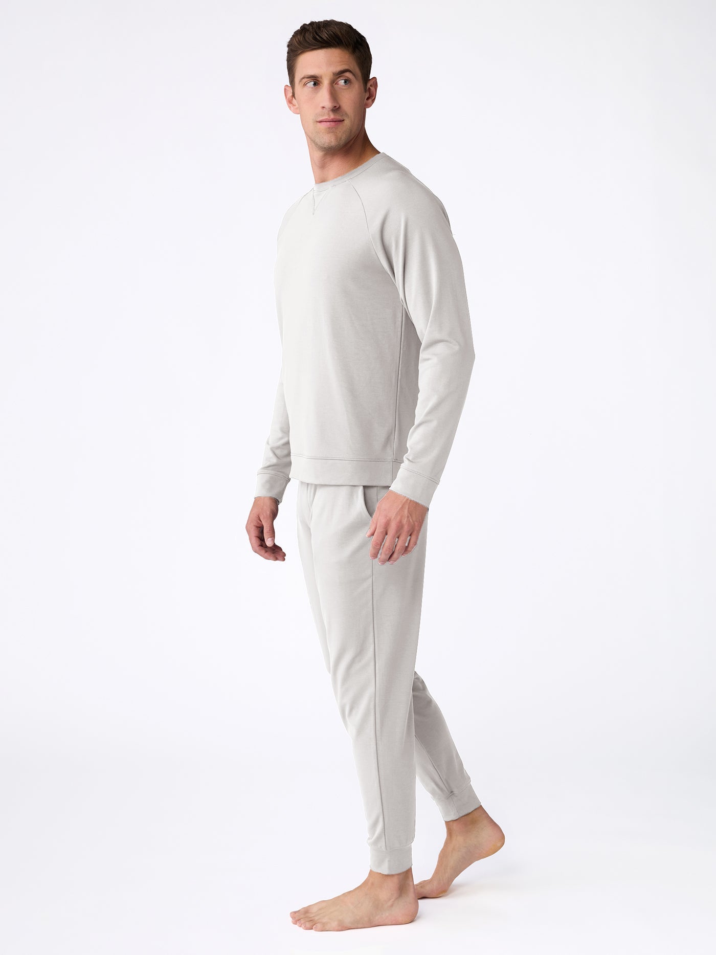 Men's Brushed Bamboo Jogger Set