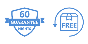 60-night guarantee and free returns