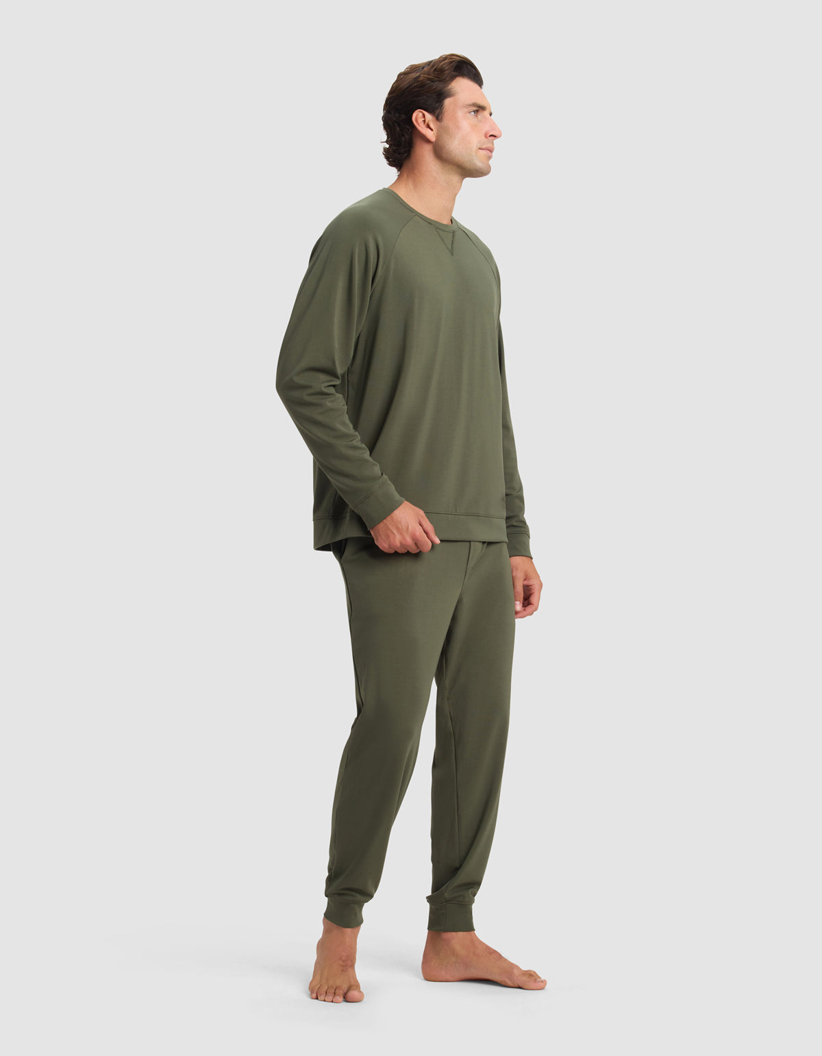 Men's Brushed Bamboo Jogger Set