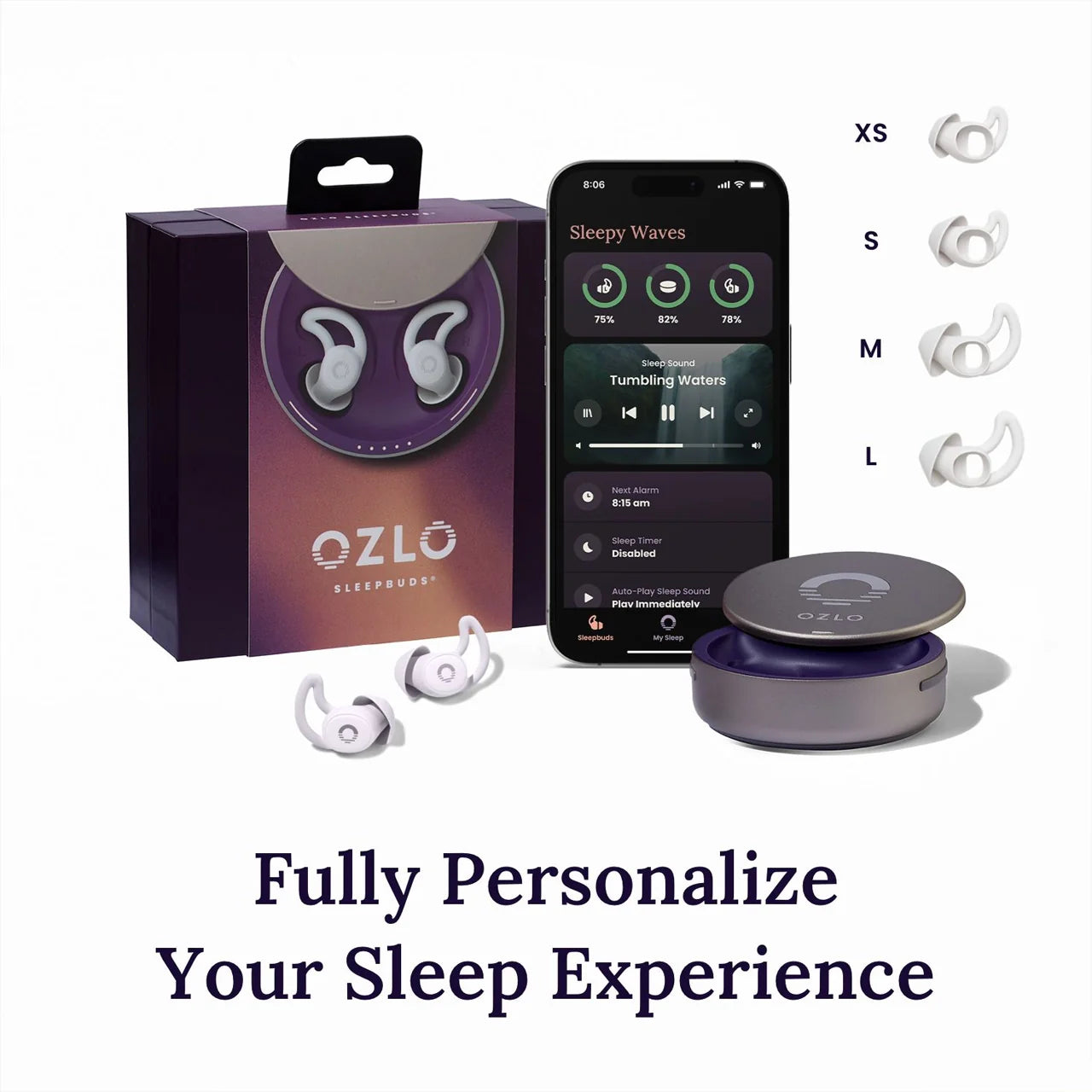 Ozlo Sleepbuds® -  Advanced Noise-Masking Sleep Earbuds