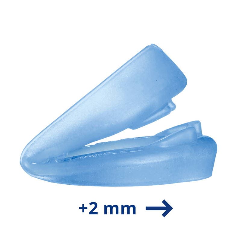 ZQuiet anti-snoring mouthpeice image showing the size 1 advancement of 2 milimeters