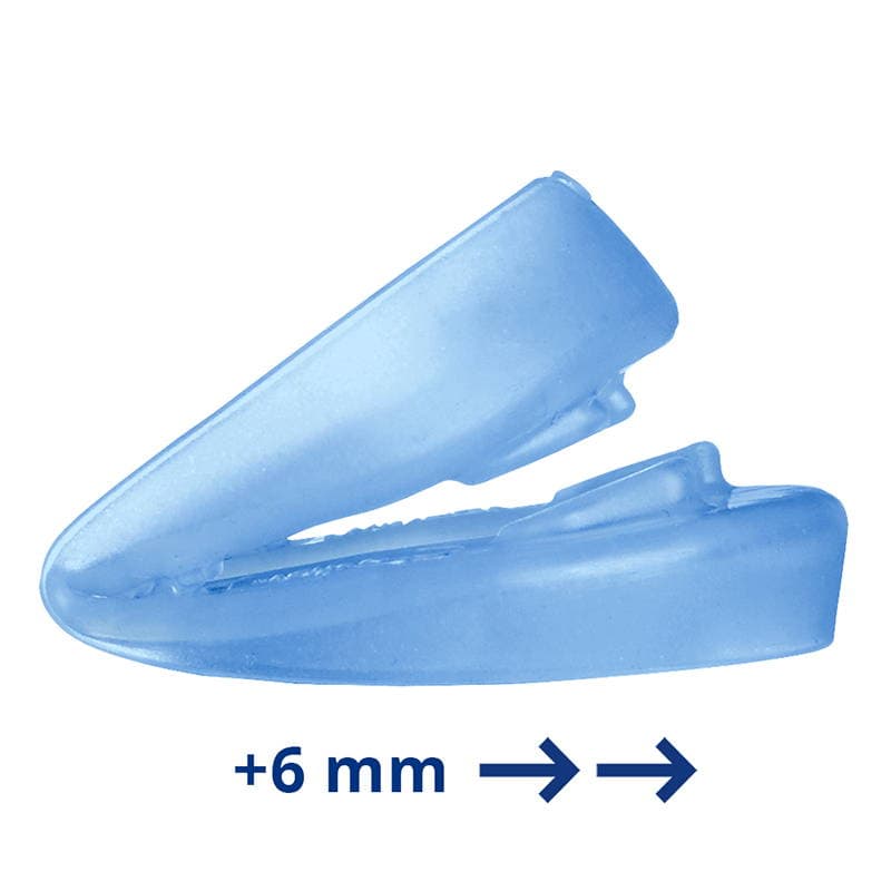 ZQuiet anti-snoring mouthpeice image showing the size 2 advancement of 6 milimeters