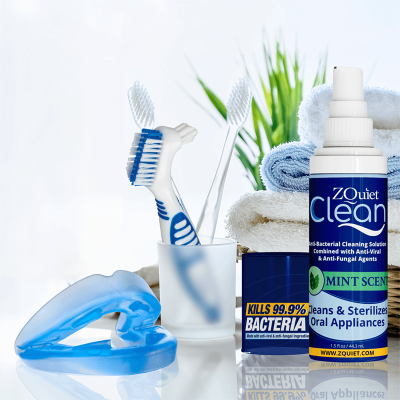 Mouthguard Cleaning Solution | Mouthpiece Cleaner | ZQuiet Mouthguard Cleaning Solution | Mouthpiece Cleaner | ZQuiet